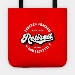 Retirement college sports logo Tote