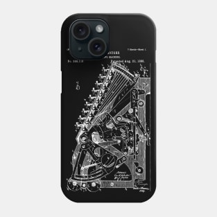 Adding Machine Patent Calculating Machine 1888 Phone Case