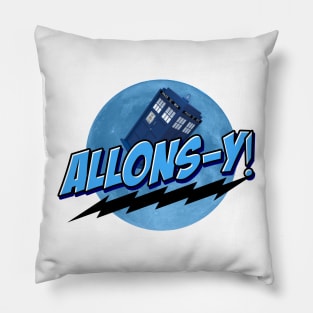 Allons-y! Pillow