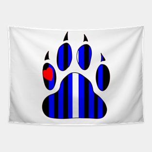 Leather Pride Paw Tapestry