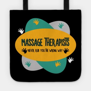 Massage Therapists Hands Rub Ovals Tote