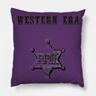 Western Era - Sheriff Badge 1 Pillow