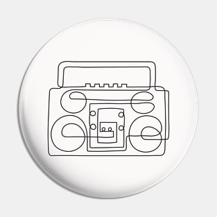 Boombox Pin