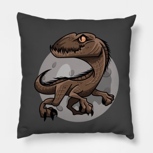 Dinosaurs on the moon Pillow