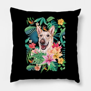 Tropical Cretan Hound Pillow