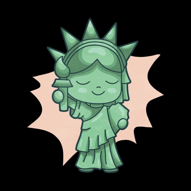 Chibi statue of liberty by Picasso_design1995