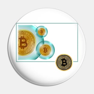 Bitcoin Bubbles Pin