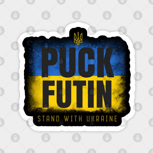 ukraine - puck futin Magnet by NelsonPR