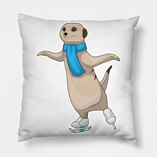 Meerkat Ice skating Ice skates Pillow