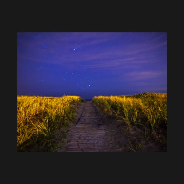 The Starry Path to Good Harbor Beach in Gloucester, MA by WayneOxfordPh