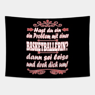 Basketball Korb Werfen Sport Team Geschenk Tapestry