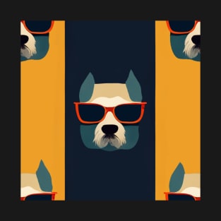 Cool Dog With Glasses T-Shirt