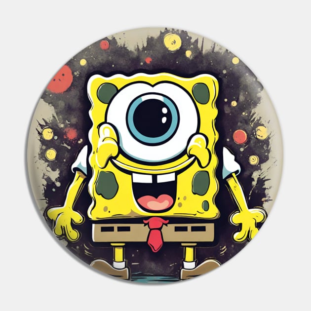 Spongebob V2 Pin by CurlyLamb