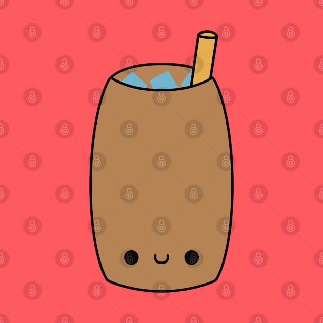 Cute Kawaii Iced Coffee by KawaiiByDice