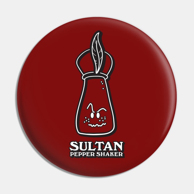 Sultan Pepper Shaker Pin by Heyday Threads