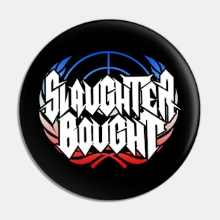 Slaughter Bought UN Logo Pin