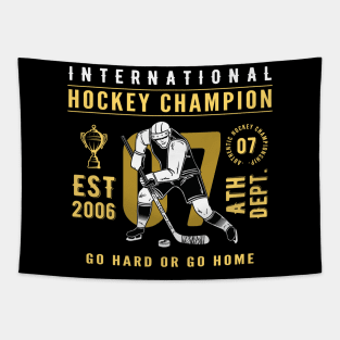 Hockey Champion Tapestry