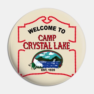 Welcome to Crystal Lake Pin