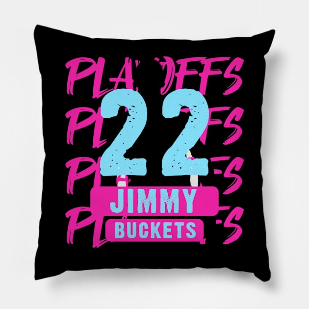 Playoffs Jimmy Buckets VICE UPSET Pillow by HCreatives