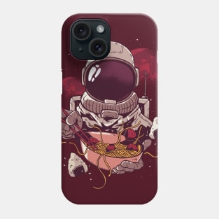 Awesome Astronaut Eating Ramen Phone Case