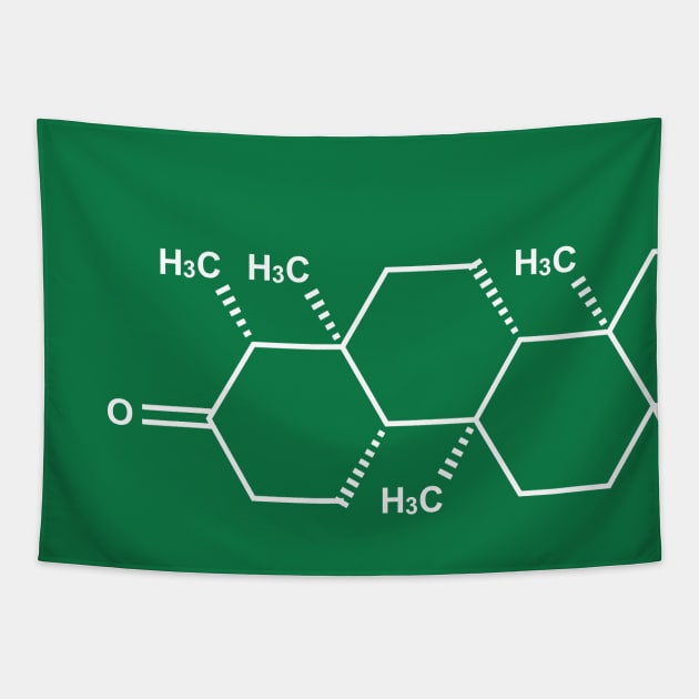 Friedelin Chemical Molecule Structure Tapestry by Girih