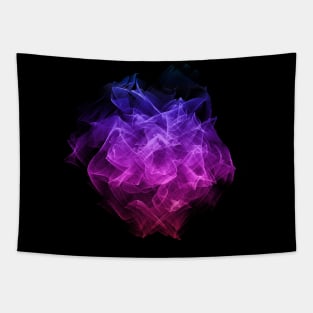 Ultraviolet Space Cloud Abstract Tapestry