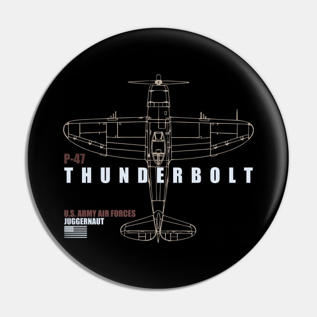 P-47 Thunderbolt Pin by TCP