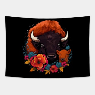 Bison Mothers Day Tapestry