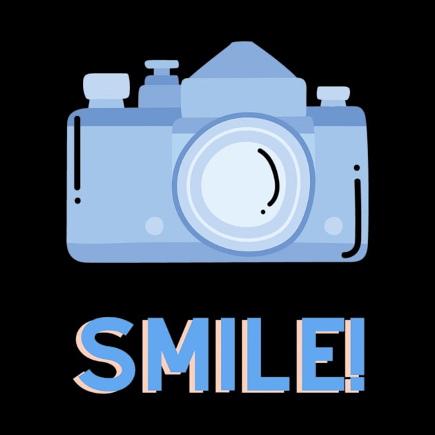 Smile! - Photographer/Camera (BLUE) by Be BOLD