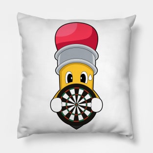 Pencil Darts Dartboard Pillow