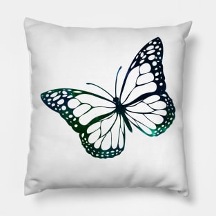 Green Butterfly Pillow