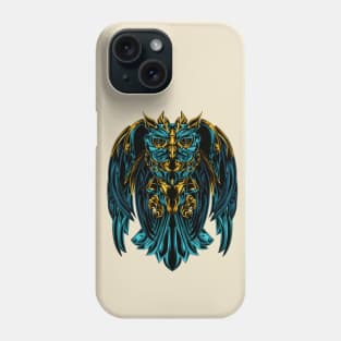 Owl robotic artwork Phone Case