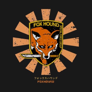 Foxhound Retro Japanese Metal Gear Solid T-Shirt