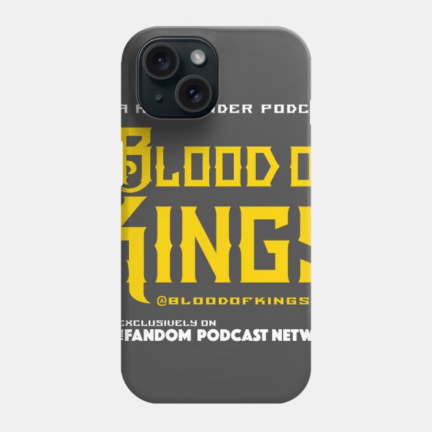 Blood of Kings Two Tone Font Phone Case by Fandom Podcast Network