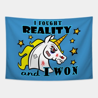 I Fought Reality And I Won Tapestry