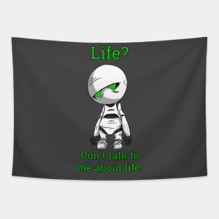 Marvin the Paranoid Android Tapestry