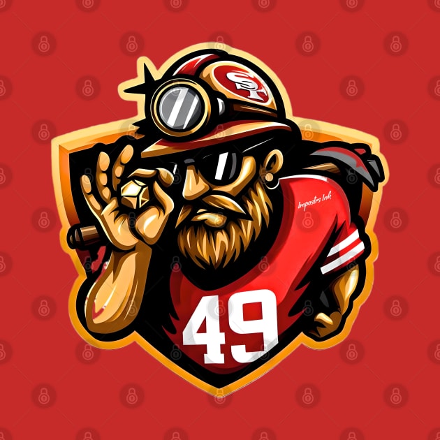 49ers Fan Art by HELLAHIGH TEEZ