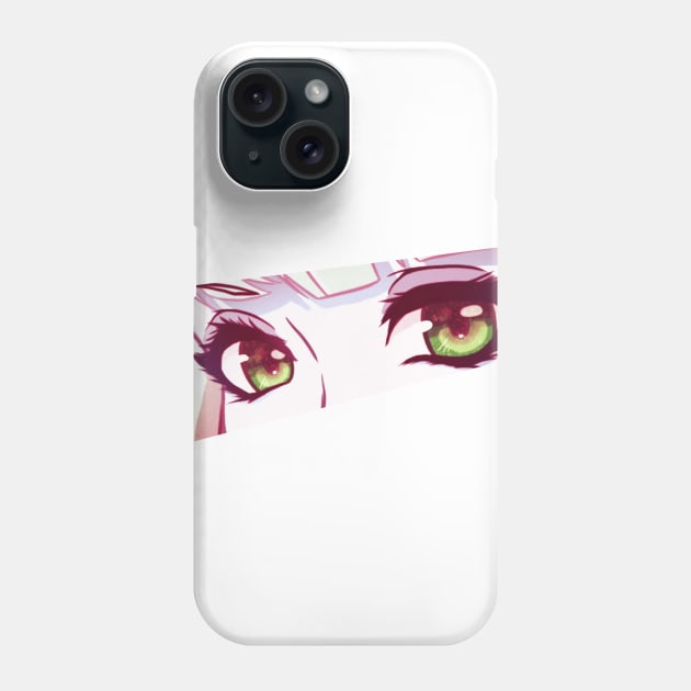 Anime Eyes (red) Phone Case by Leo