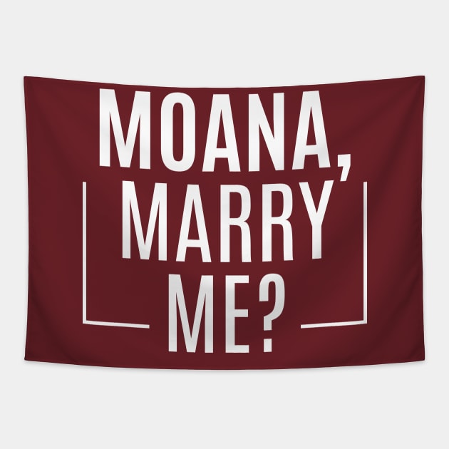 Moana, Marry Me? Tapestry by restlessart