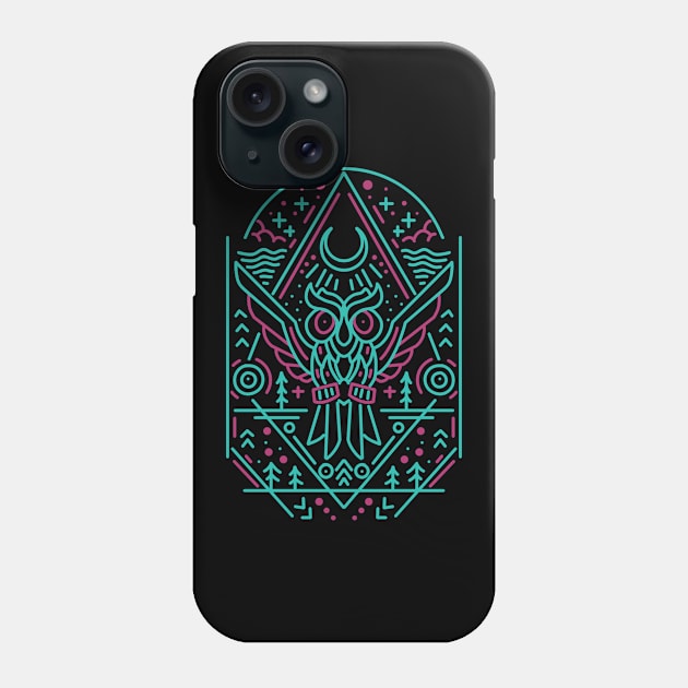 owl line art Phone Case by donipacoceng