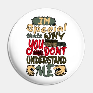 Text Art-Motivational Quote-Im Special Pin