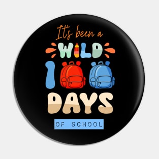 Colorful 100th Day Of School Pin