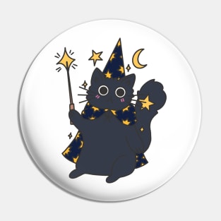 Cute magic cat design Pin