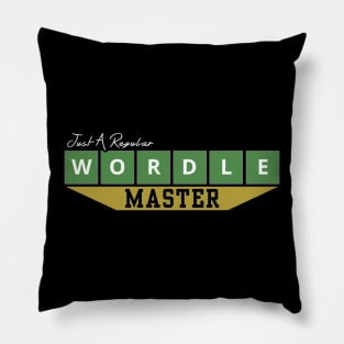 Regular Master of Wordle - Wordler Pillow