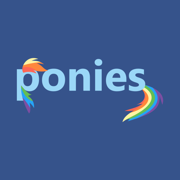 Ponies Typography - Rainbow Dash by Hyper Dash