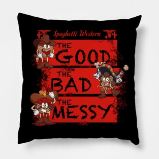 Spaghetti Western Cartoon Pillow