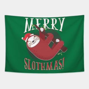 Sloth Christmas Tapestry