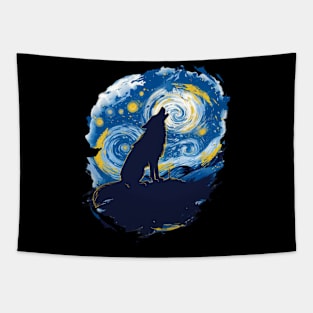 Wolf Explorer Extraordinaire Tapestry