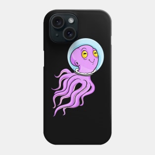 Octopus as Astronaut in Space Phone Case