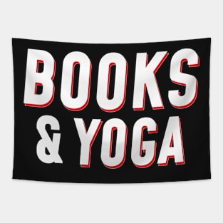 Books and Yoga Tapestry